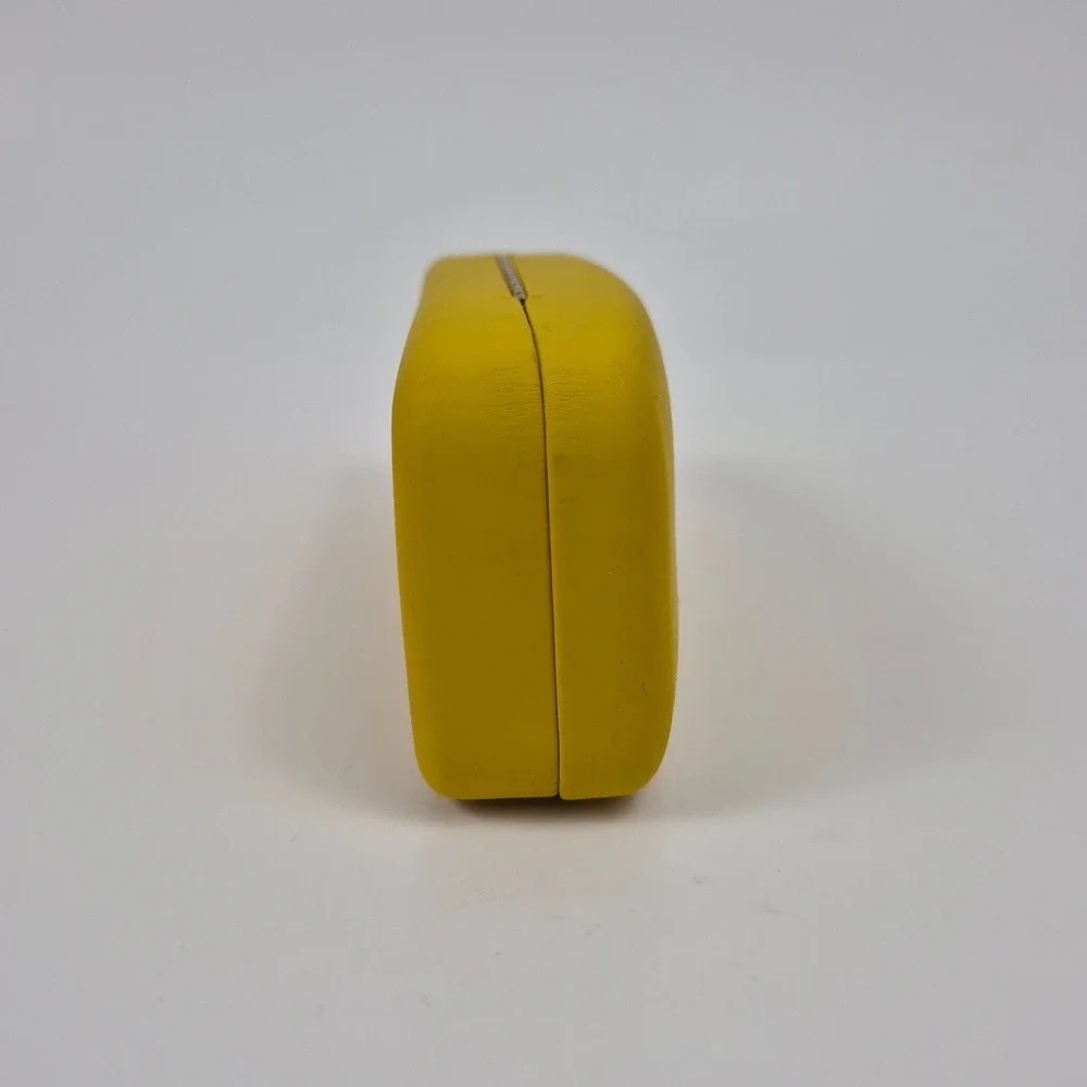 Ray-Ban Yellow Hard Clamshell Sunglasses Case Red Interior Unisex